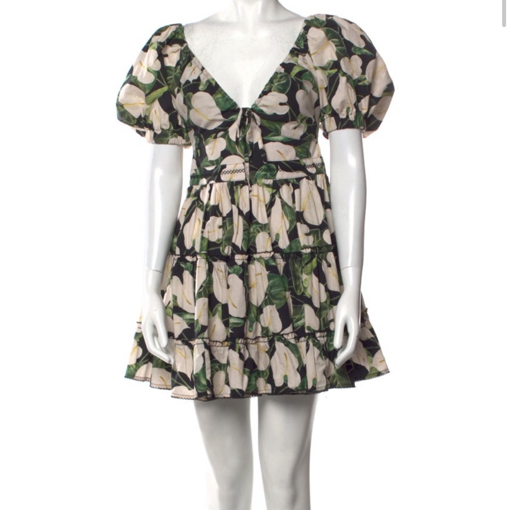 Agua by Agua Bendita Manzanilla Mini Dress